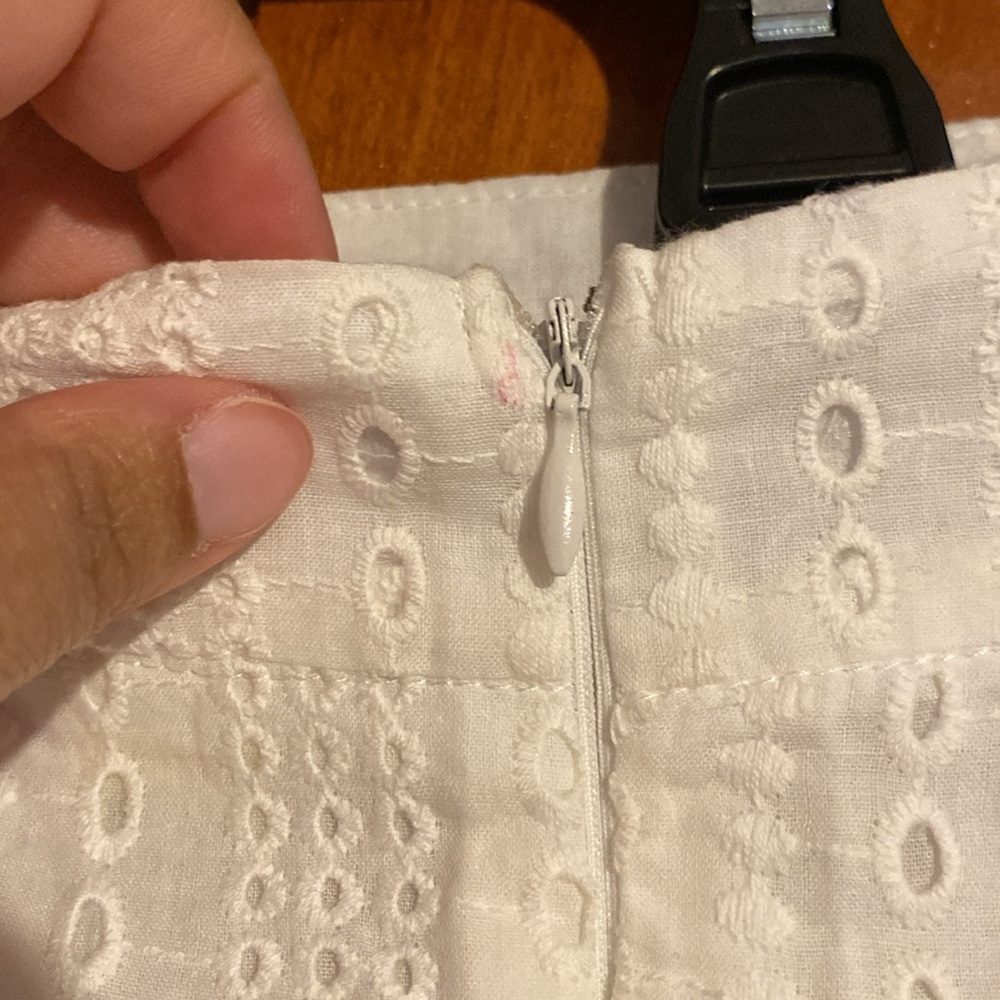 A’gaci White Eyelet Cami & Skirt Set - Picture 8 of 10